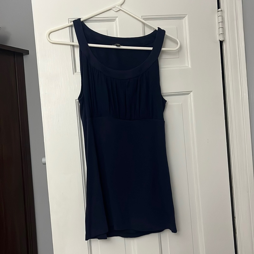 Blue halter top